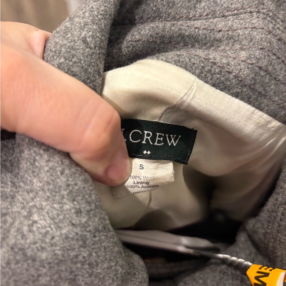 J. Crew Gray Wool Pea Coat size Small excellent condition - Picture 5 of 5